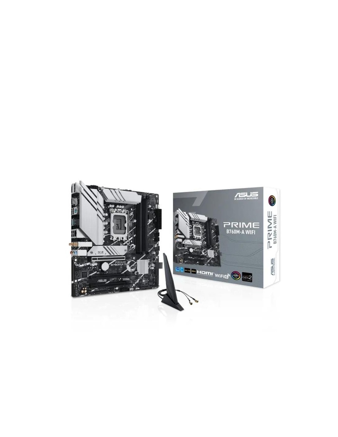 PLACA BASE ASUS PRIME B760M-A WIFI MATX 4XDDR5 HDMI + DP