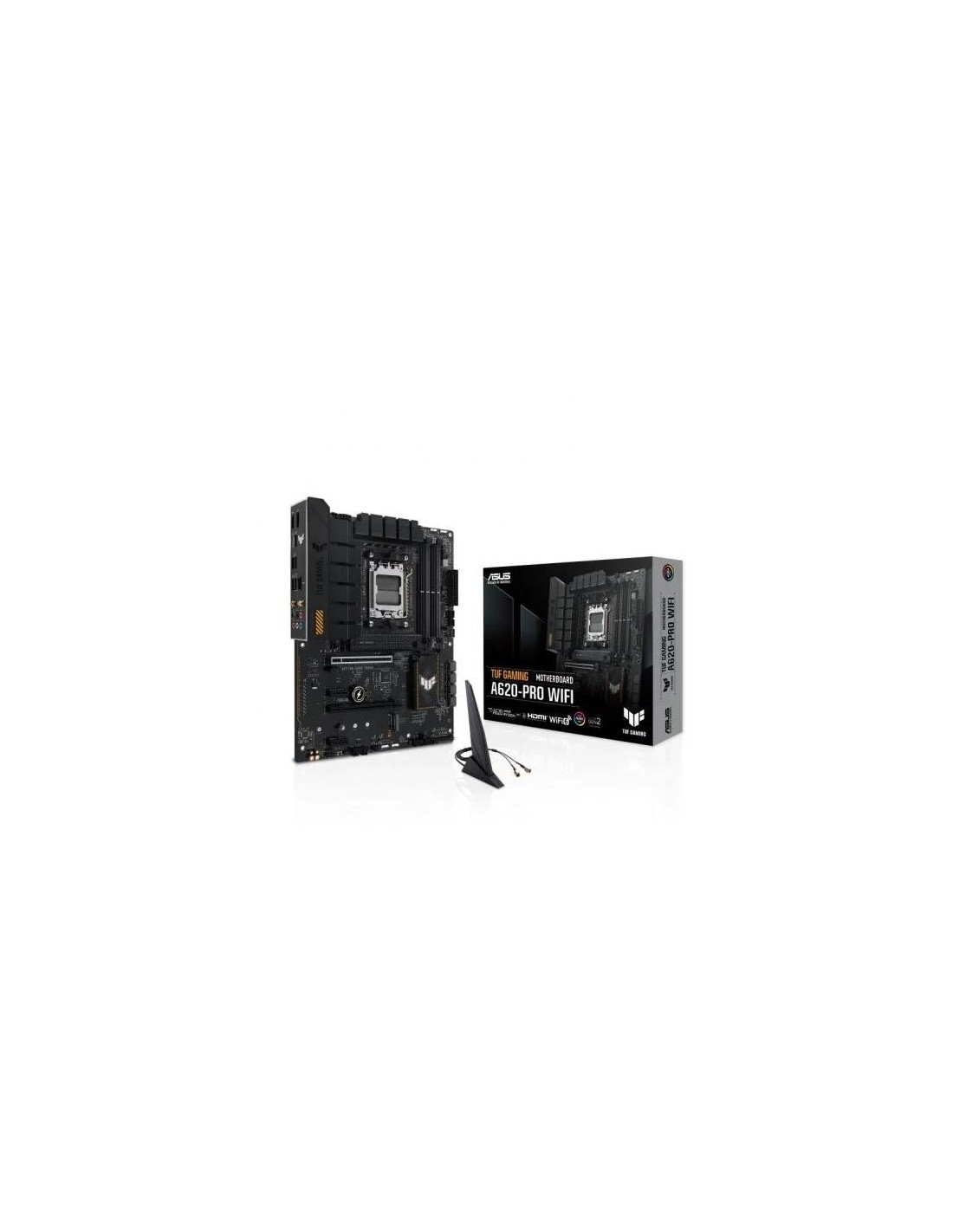 PLACA BASE ASUS TUG GAMING A620M-PRO WIFI MATX AM5 4XDDR5 HDMI + DP