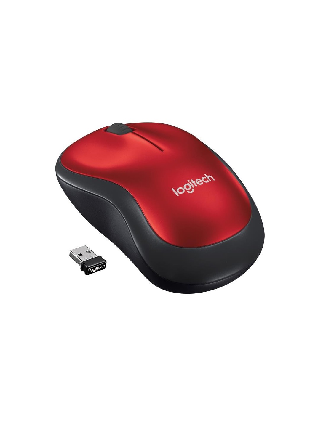 RATON LOGITECH M185 WIRELESS RED