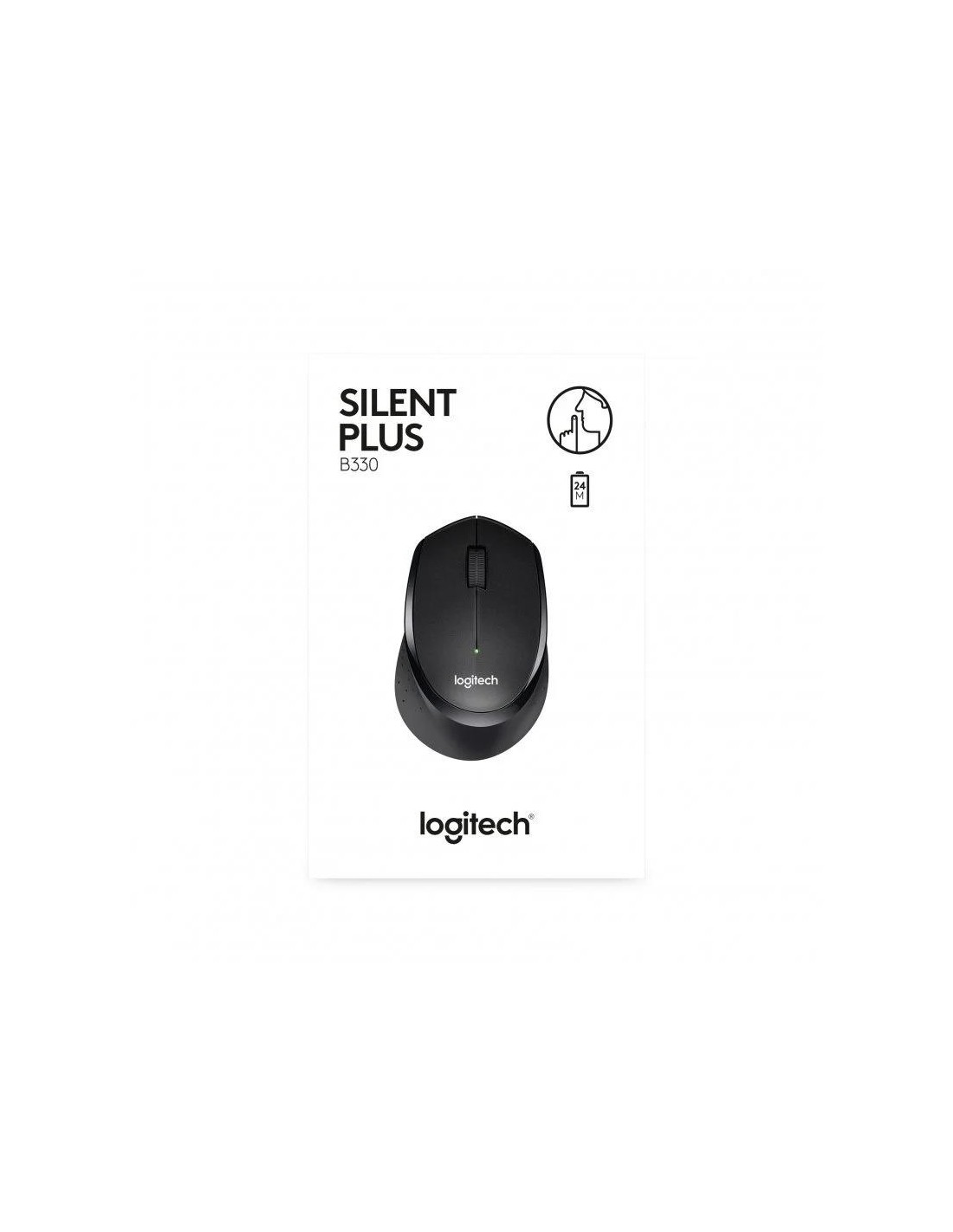 RATON LOGITECH B330 SILENT PLUS WIRELESS BLACK