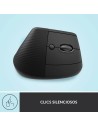 RATON LOGITECH LIFT VERTICAL WIRELESS ERGONOMIC 4000DPI 6 BOTONES BLACK