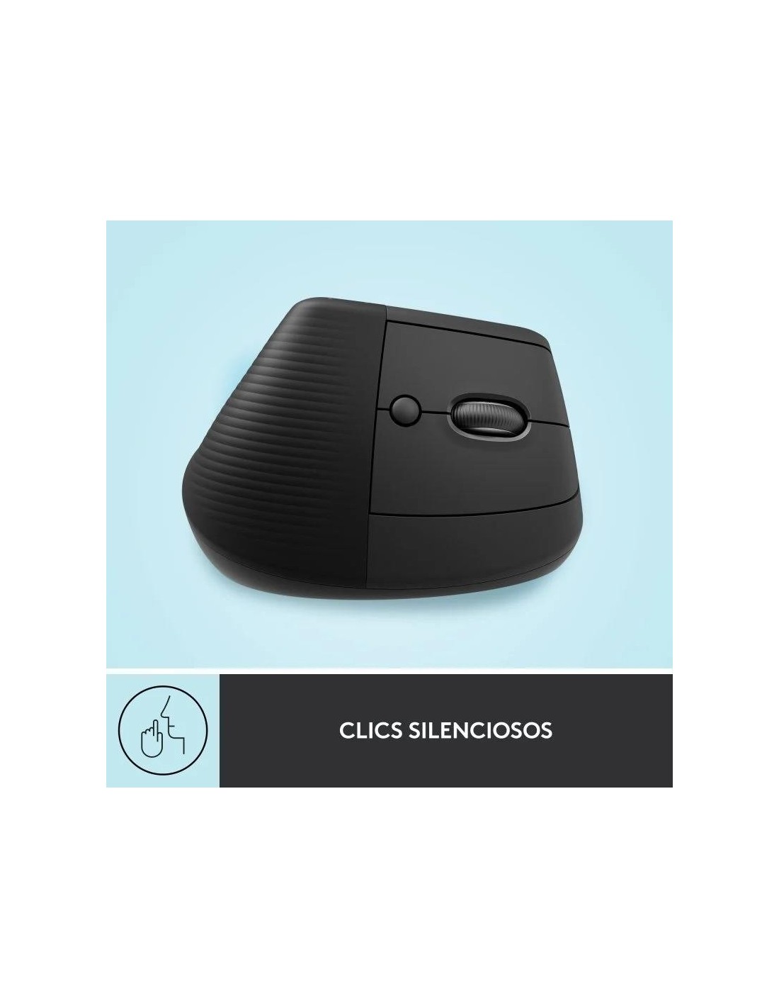 RATON LOGITECH LIFT VERTICAL WIRELESS ERGONOMIC 4000DPI 6 BOTONES BLACK