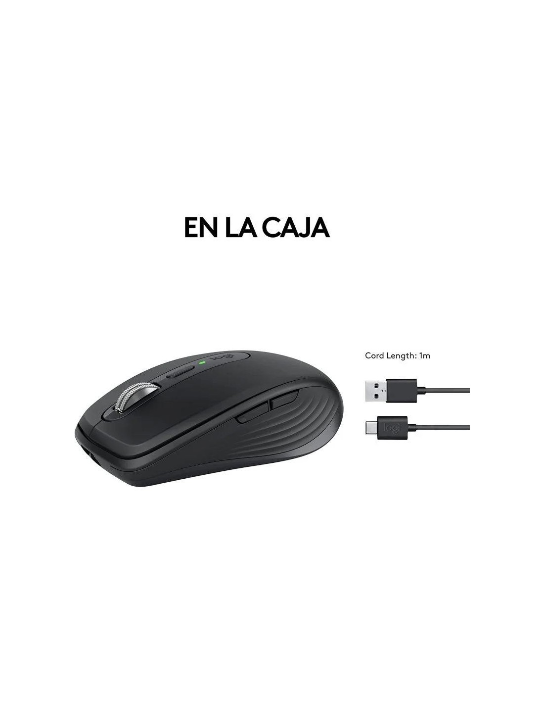 RATON LOGITECH MX ANYWHERE 3S WIRELESS BT 8000DPI 6 BOTONES BLACK