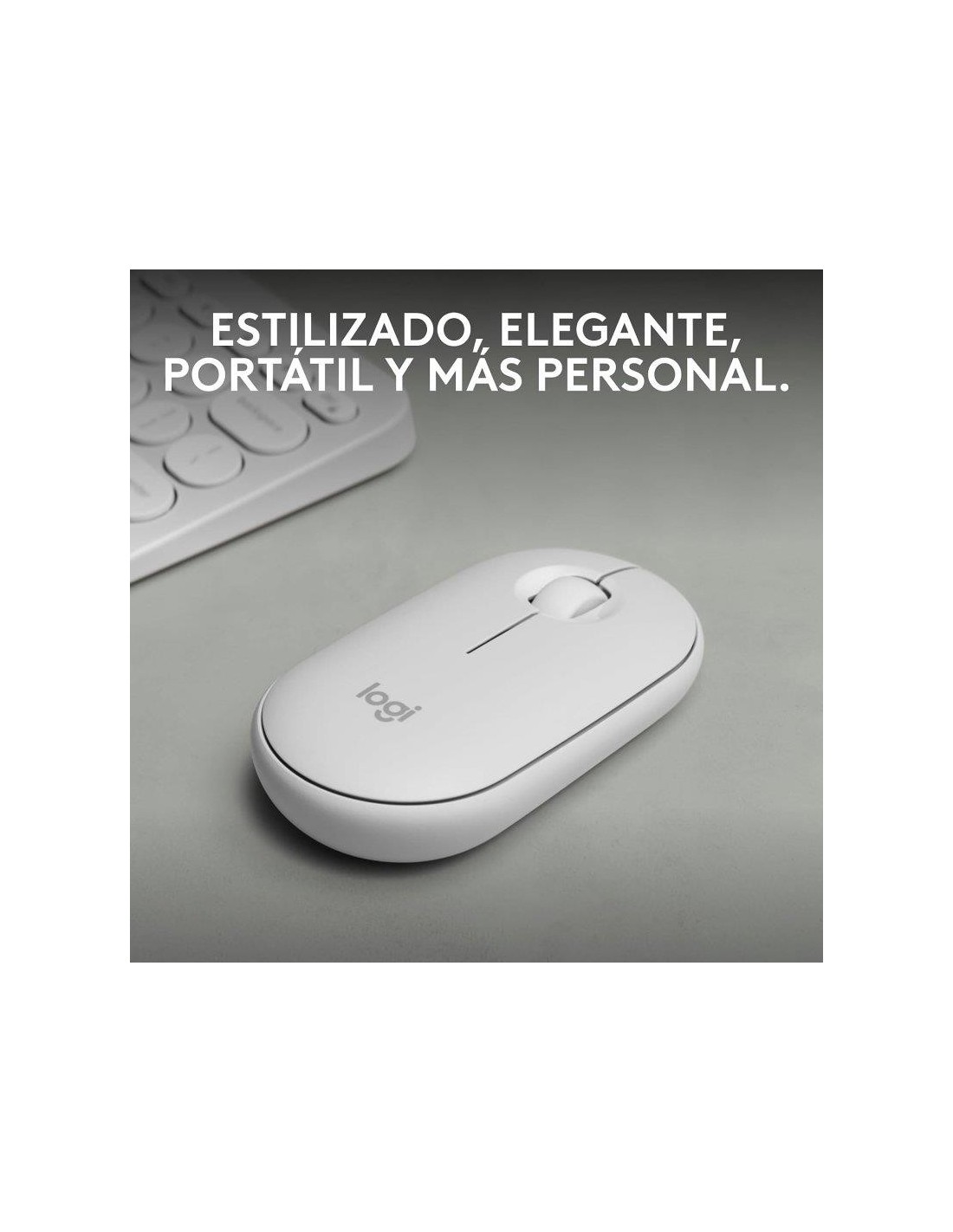 RATON LOGITECH PEBBLE 2 M350S WIRELESS WHITE