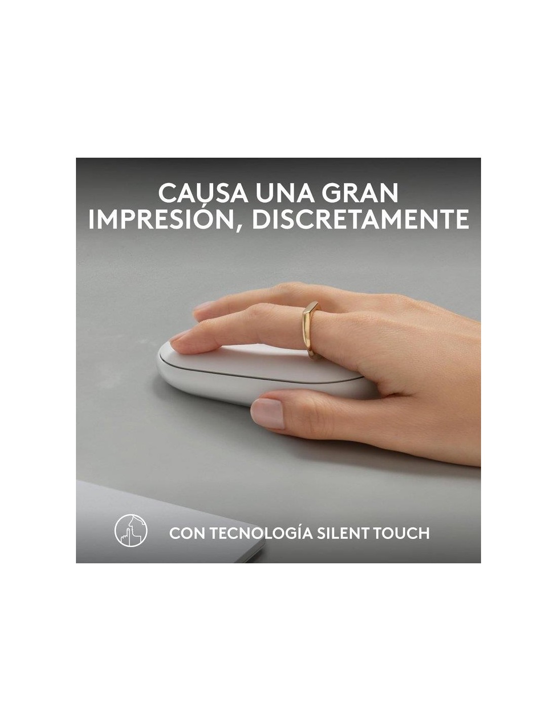 RATON LOGITECH PEBBLE 2 M350S WIRELESS WHITE