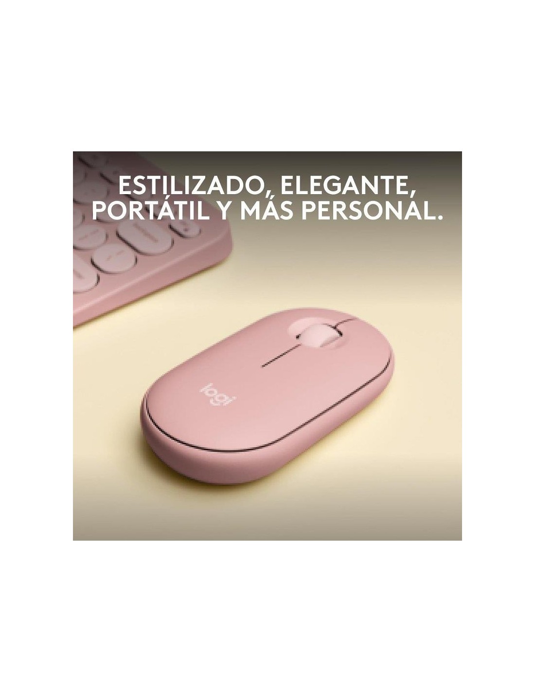 RATON LOGITECH PEBBLE 2 M350S WIRELESS ROSE
