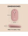 RATON LOGITECH PEBBLE 2 M350S WIRELESS ROSE