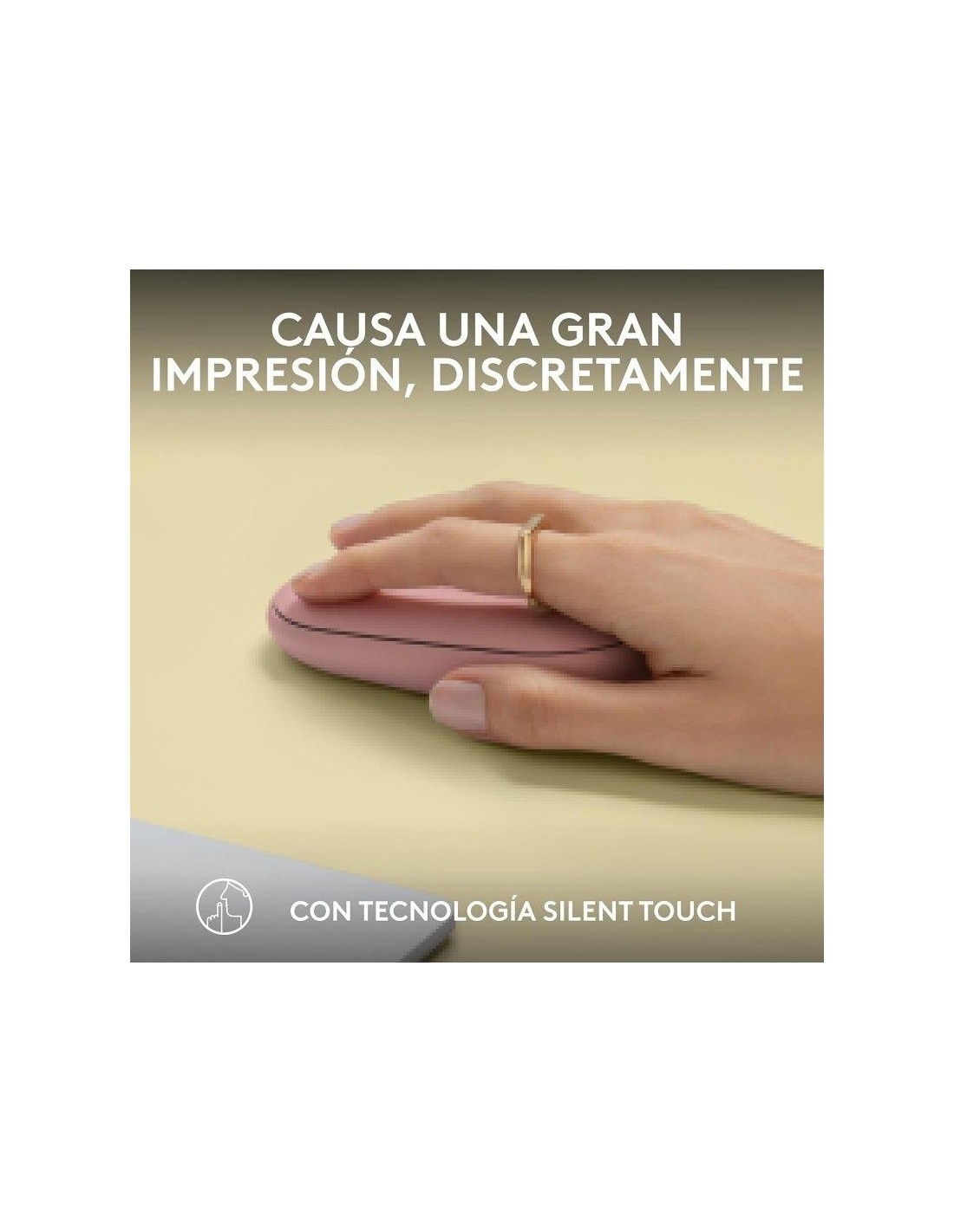 RATON LOGITECH PEBBLE 2 M350S WIRELESS ROSE
