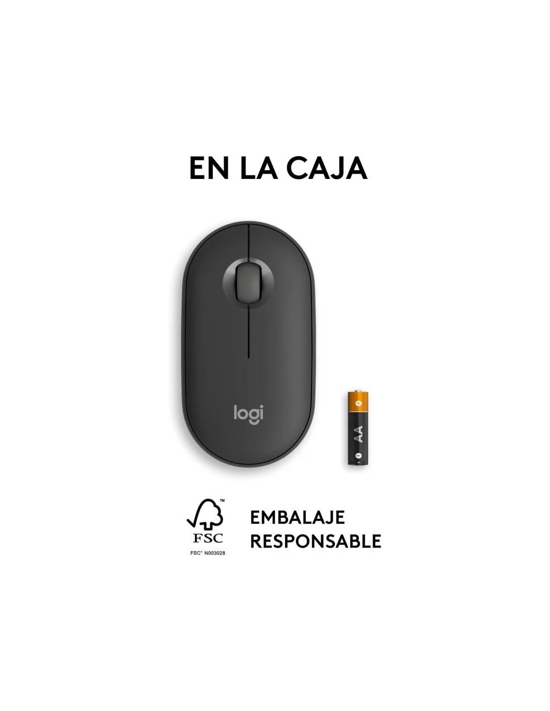 RATON LOGITECH PEBBLE 2 M350S WIRELESS BLACK