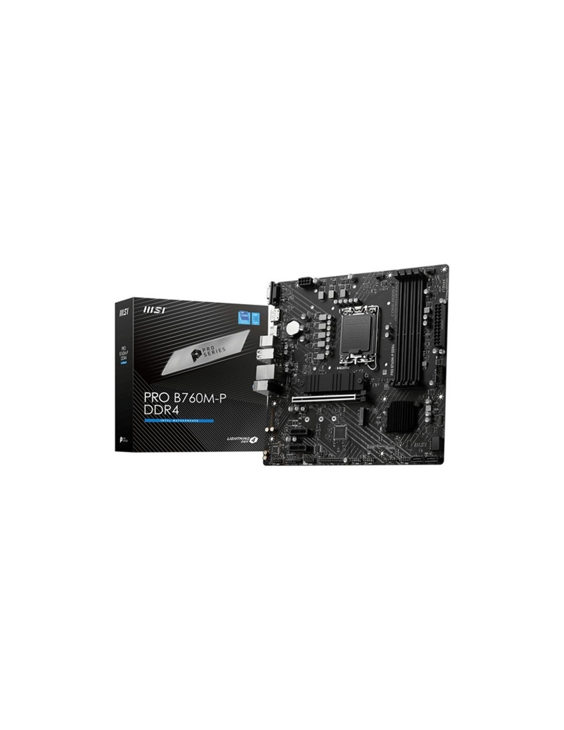 PLACA BASE MSI B760M-P MATX DDR4 VGA + HDMI + DP