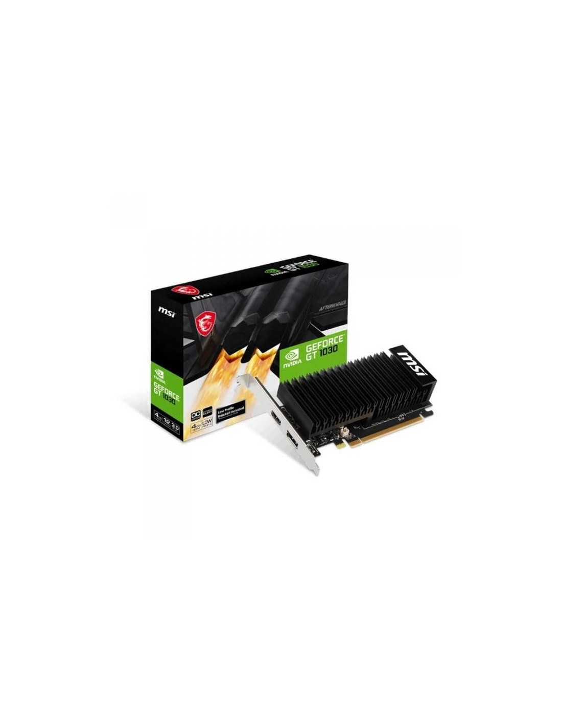 TARJETA DE VIDEO MSI GT1030 OC 4GB GDDR4 LOW PROFILE PCIE 3.0