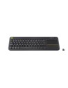 TECLADO LOGITECH K400 RF WIRELESS TOUCHPAD BLACK
