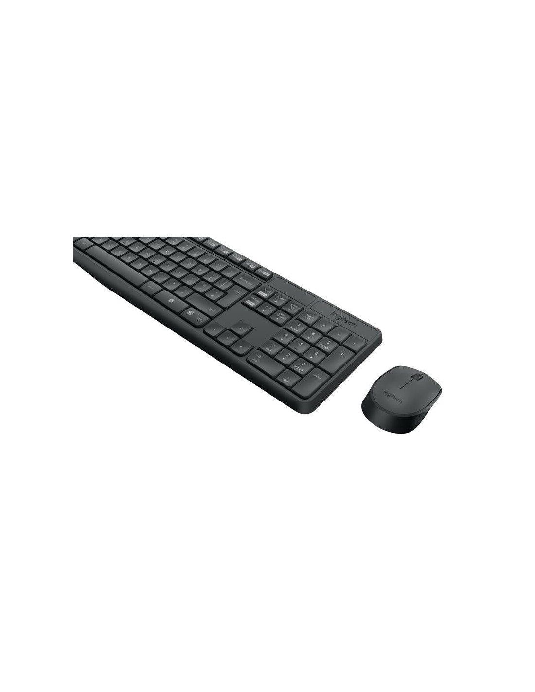 TECLADO + RATON LOGITECH MK235 WIRELESS BLACK