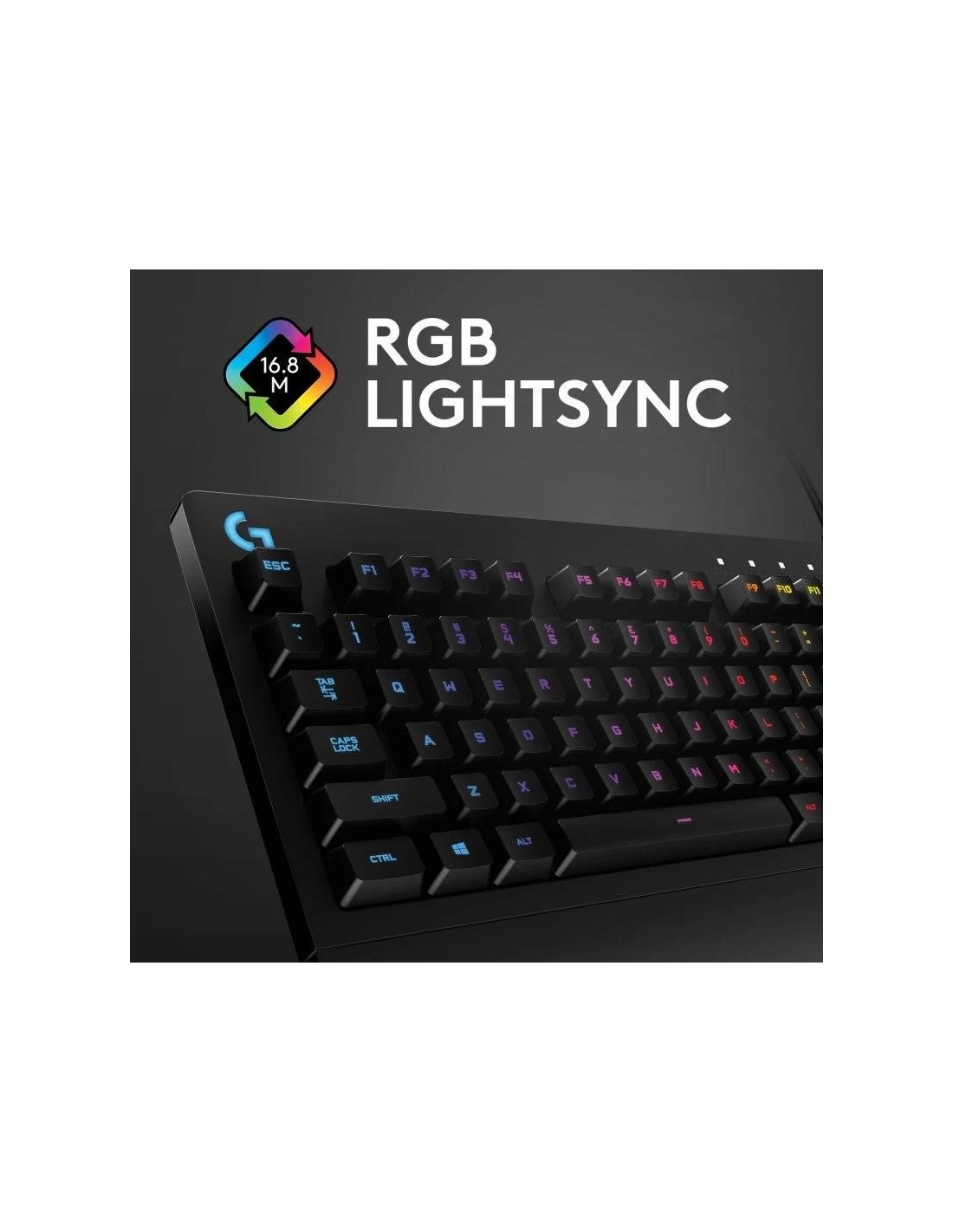 TECLADO GAMING LOGITECH G213 USB RGB BLACK