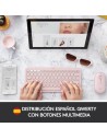 TECLADO LOGITECH K380 TKL BLUETOOTH MULTI-DEVICE ROSE