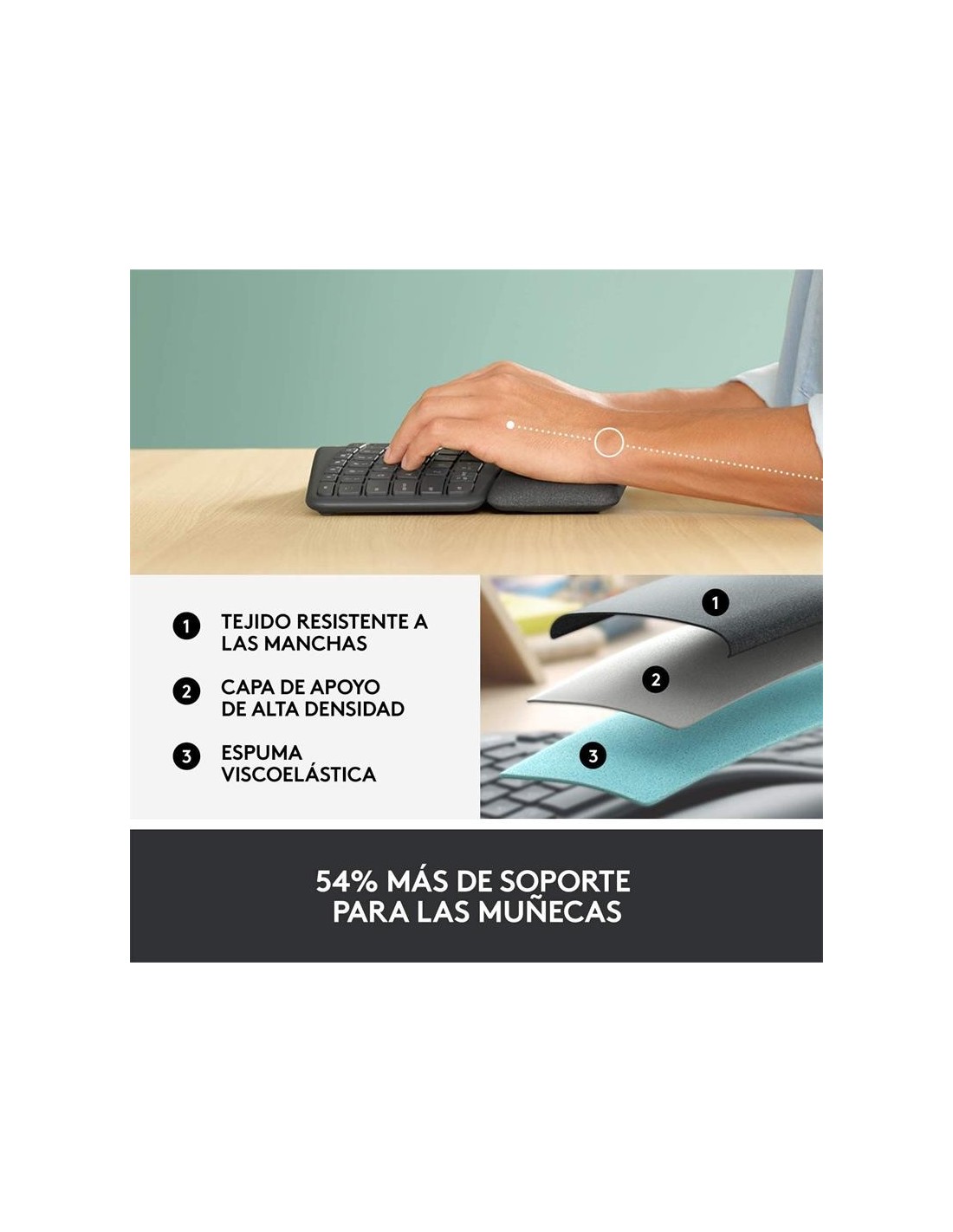 TECLADO LOGITECH ERGO K860 WIRELESS