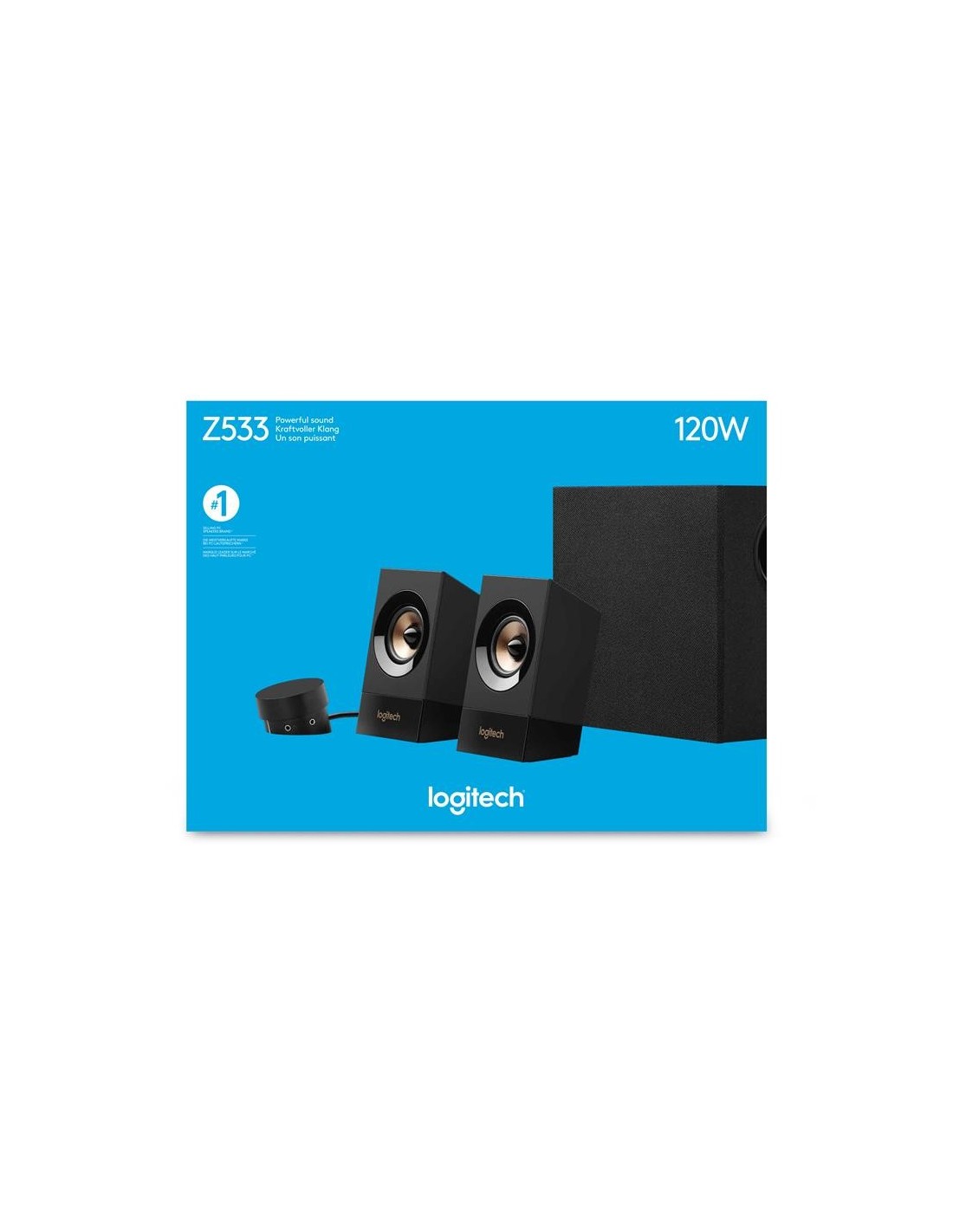 ALTAVOCES LOGITECH Z533 2.1 60W BLACK