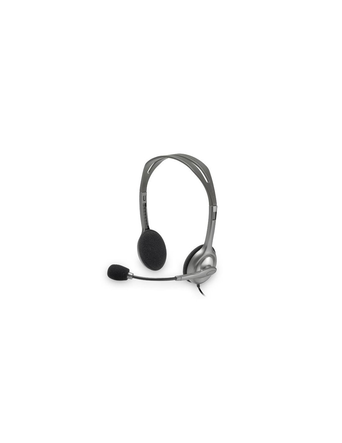 AURICULARES + MICROFONO LOGITECH H110 BLACK