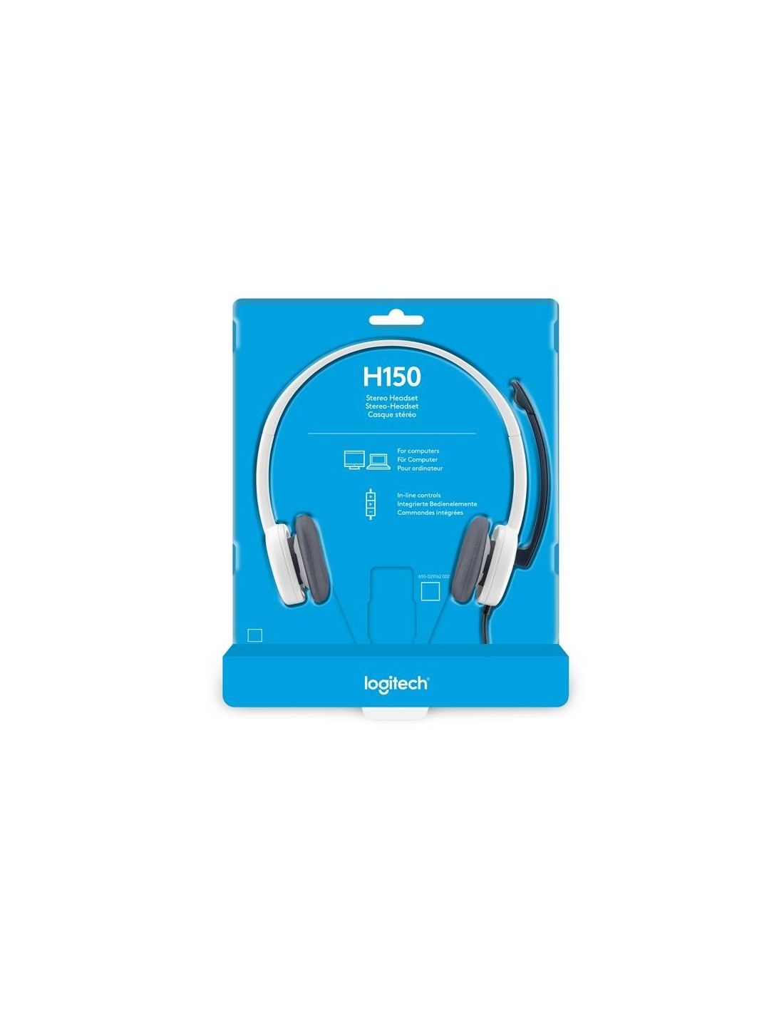 AURICULARES + MICROFONO LOGITECH H150 WHITE
