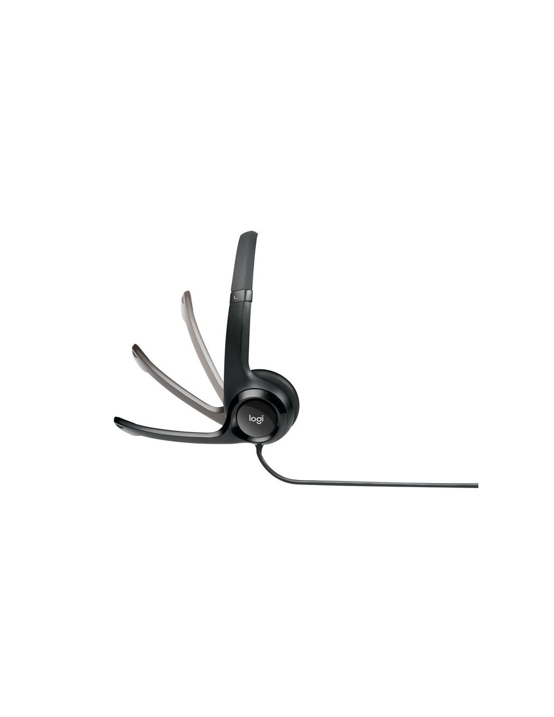 AURICULARES + MICROFONO LOGITECH H390 BLACK