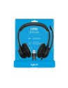 AURICULARES + MICROFONO LOGITECH H390 BLACK