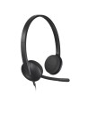 AURICULARES+ MICROFONO LOGITECH H340 USB BLACK