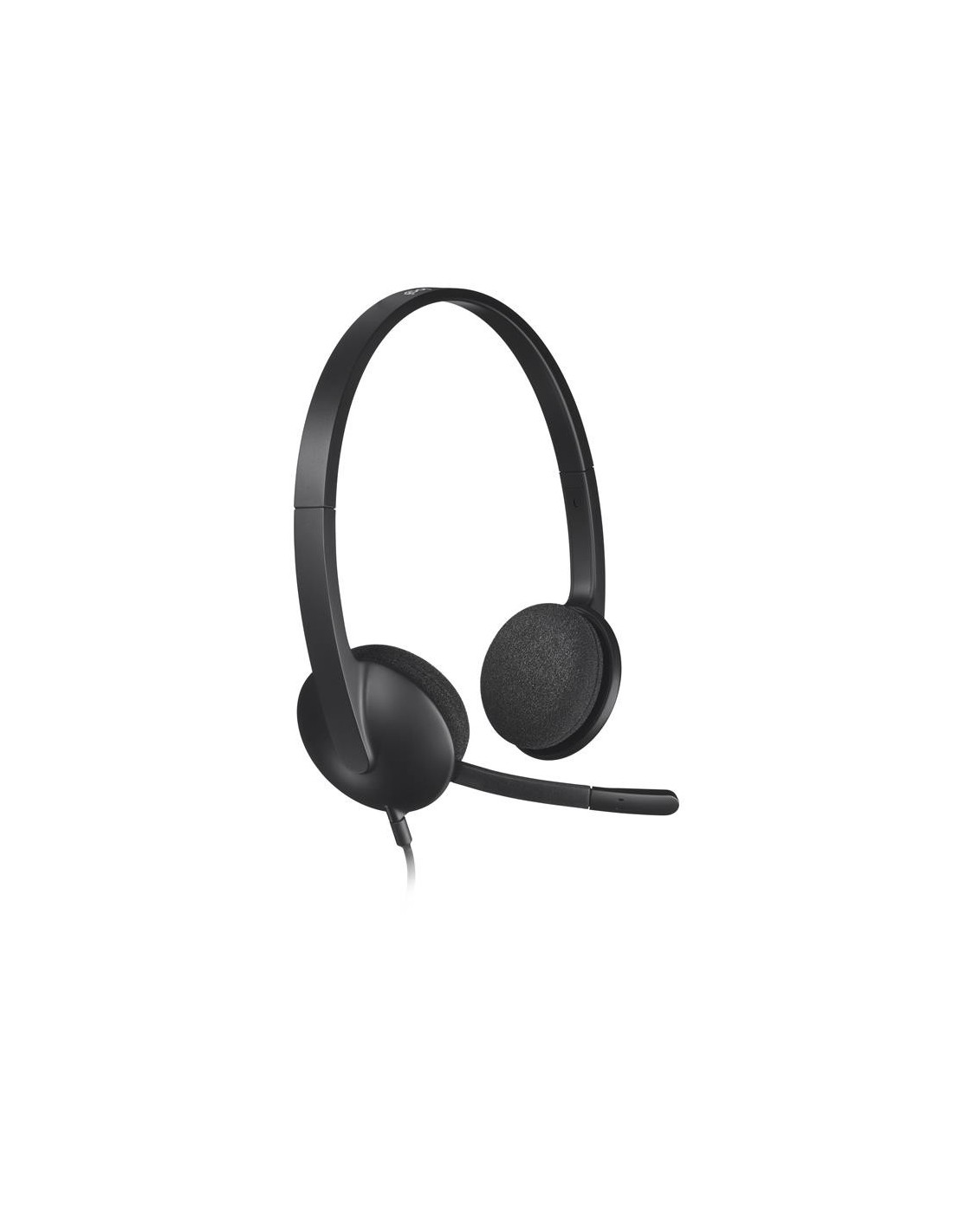 AURICULARES+ MICROFONO LOGITECH H340 USB BLACK