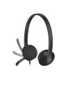 AURICULARES+ MICROFONO LOGITECH H340 USB BLACK