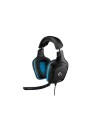 AURICULARES + MICROFONO LOGITECH GAMING G432 USB  DTS 7.1 BLACK/BLUE
