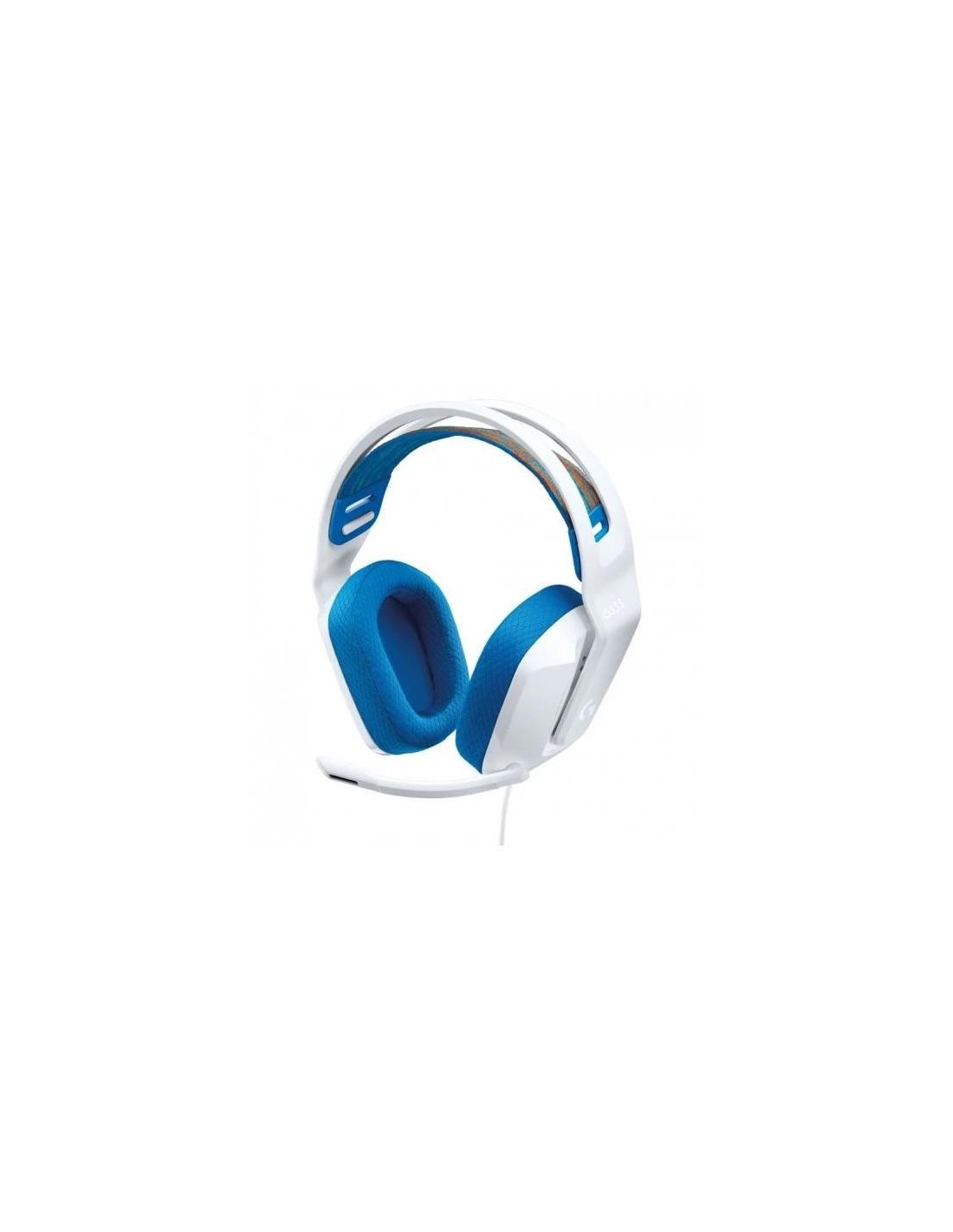 AURICULARES + MICROFONO LOGITECH GAMING G335 JACK 3.5MM WHITE/BLUE