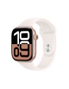 Apple Watch Series 10 OLED 46 mm Digital 416 x 496 Pixeles Pantalla táctil 4G Oro rosa Wifi GPS (satélite)