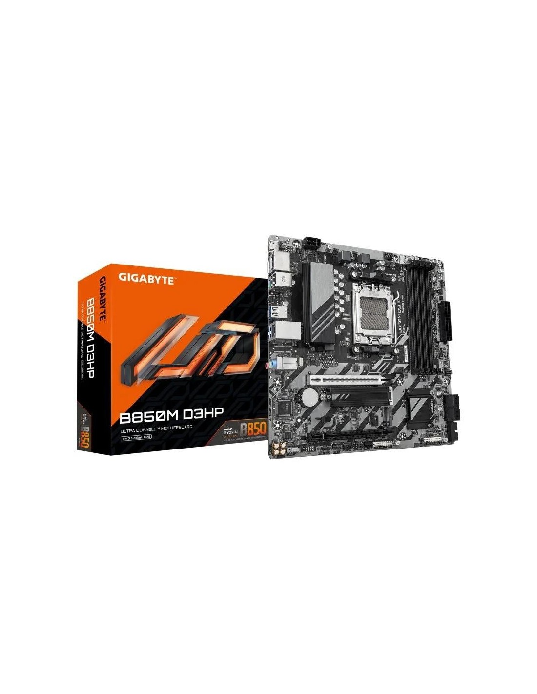 PLACA BASE  GIGABYTE B850M-D3HP ATX AM5 4XDDR5 USB-C HDMI + 2X DP