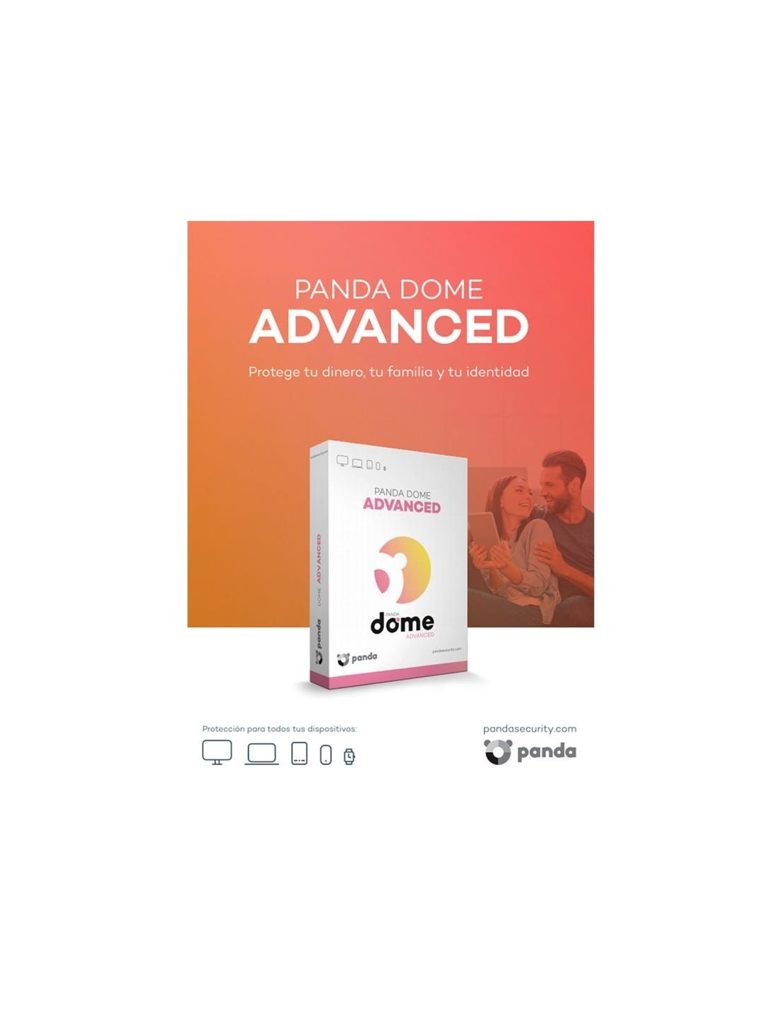 ANTIVIRUS PANDA DOME ADVANCED 5 LIC 2 YEARS (LIC. ELECTRONICA)