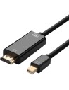 CABLE MINI DP A HDMI  MINI DP/M - HDMI/M AISENS 2M BLACK