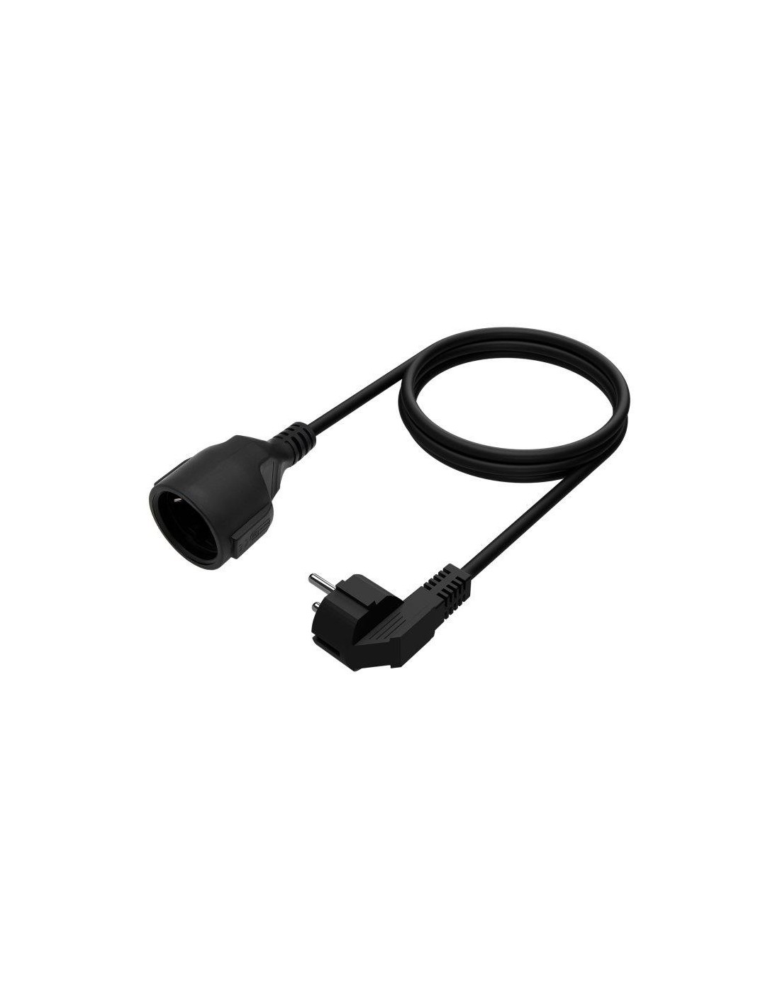 CABLE ALARGADOR ALIMENTACION SCHUKO PC AISENS 3M BLACK