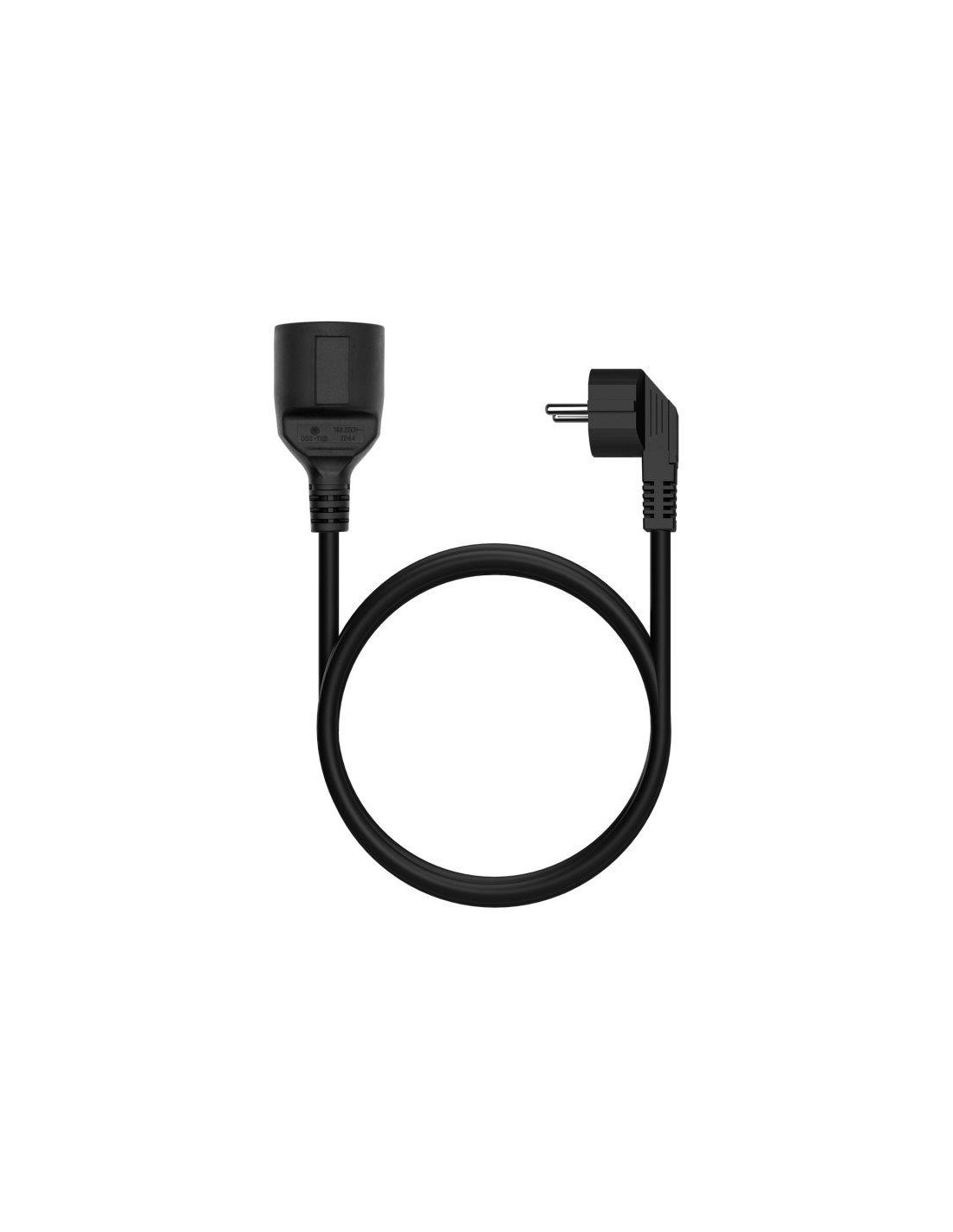 CABLE ALARGADOR ALIMENTACION SCHUKO PC AISENS 3M BLACK