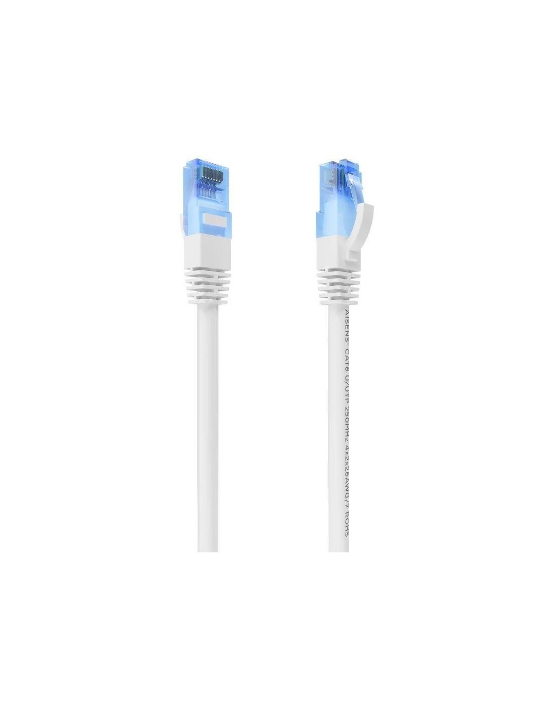 CABLE DE RED CAT.6 UTP 0.5M AISENS WHITE