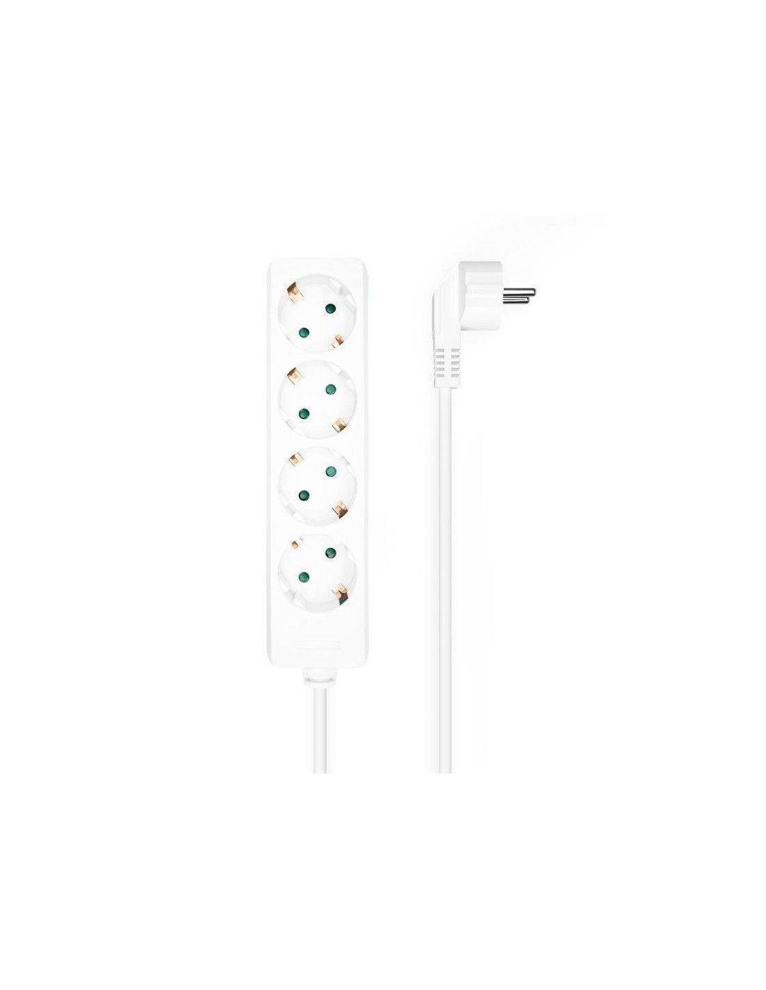 REGLETA AISENS 4 SCHUKOS PROTECCION 1,4M WHITE