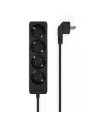 REGLETA AISENS 4 SCHUKOS PROTECCION 1,4M BLACK