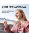AURICULARES ANKER SOUNDCORE LIBERTY 4 NC BLUETOOTH USB-C IPX4 WHITE