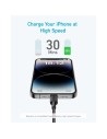 CABLE ANKER 322 USB-C TO LIGHTNING 1.8M BLACK