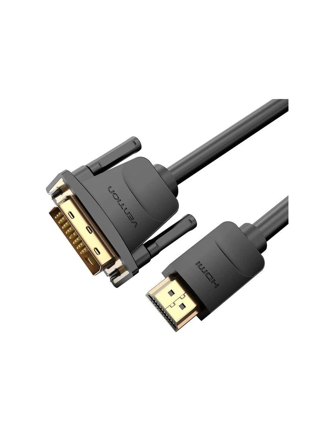 CABLE CONVERSOR VENTION DVI/M - HDMI/M 1M BLACK