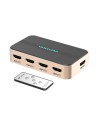 DUPLICADOR VENTION 5XHDMI HEMBRA - HDMI MACHO GOLD/BLACK