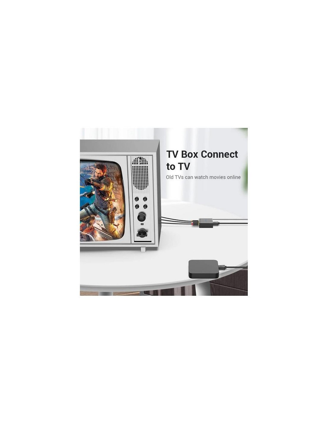 CONVERSOR VENTION HDMI/H - RCA/H MINIUSB/H BLACK
