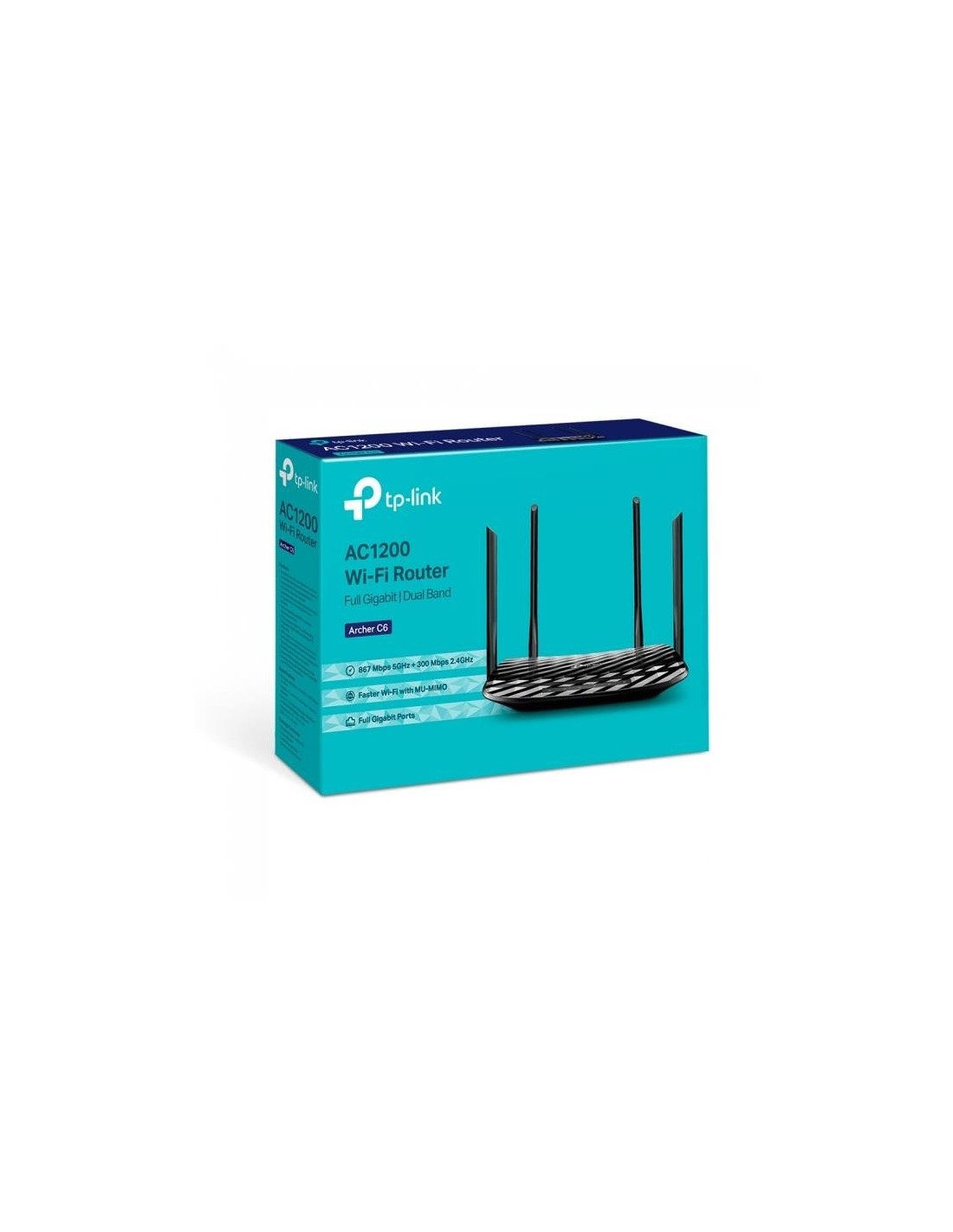 WIRELESS N ROUTER TP-LINK ARCHER C6 DUAL BAND AC1200