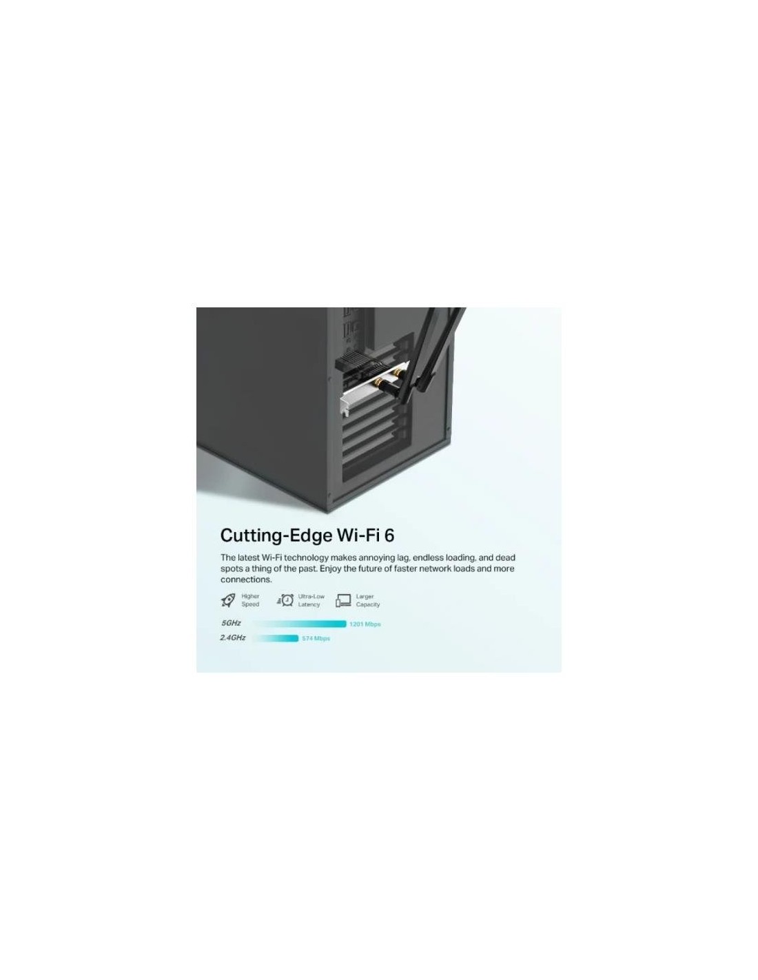 WIRELESS ADAPTADOR PCIE TP-LINK ARCHER TX20E DUAL BAND AX1800 WIFI6 BT 5.2