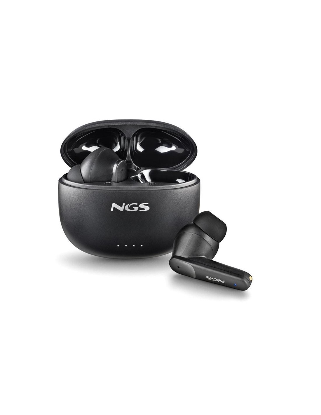 AURICULARES NGS HUSH IN EAR ANC/ENC BLUETOOTH BLACK