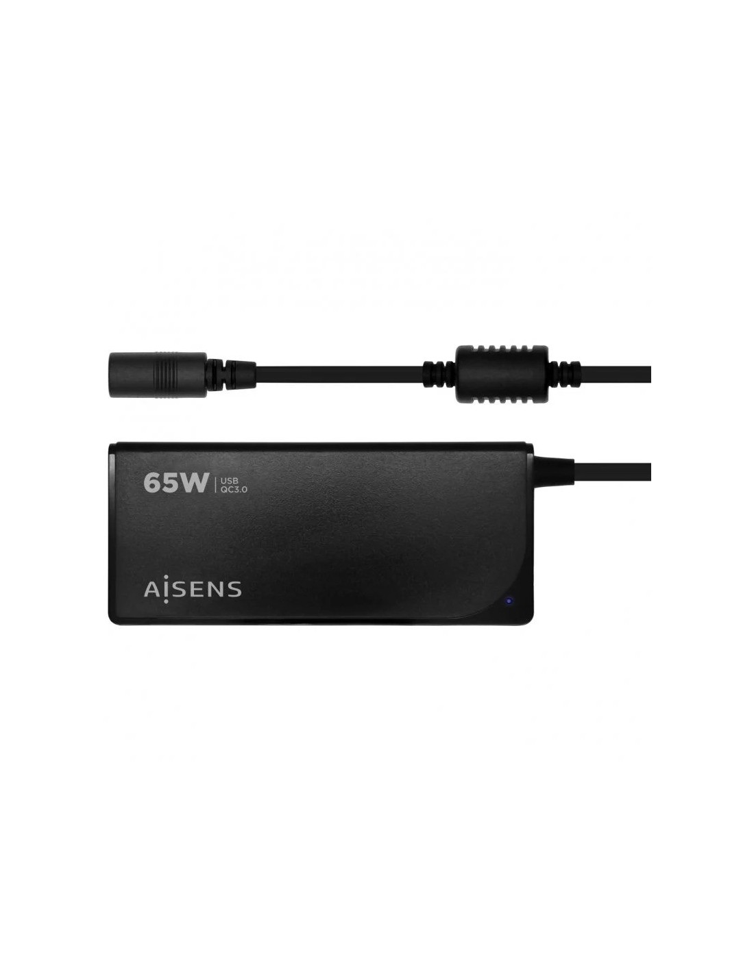 CARGADOR PORTATIL AISENS 65W AUTOMATICO + 9 CONECTORES + USB-A