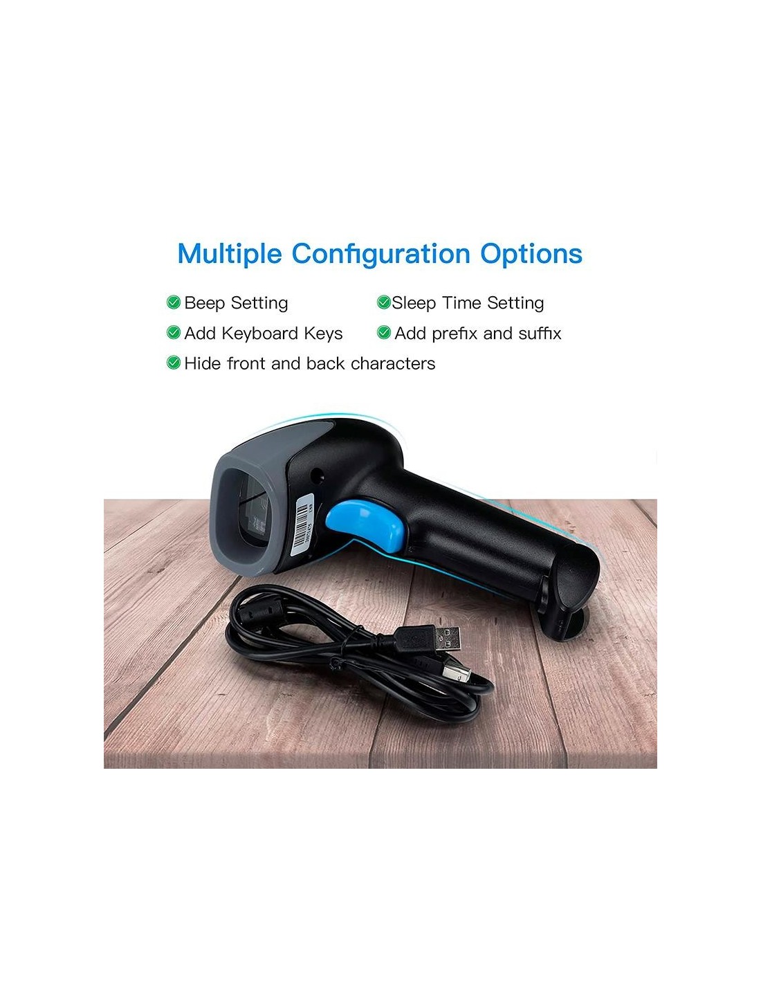 LECTOR AVPOS CODIGOS 2D + QR 930 USB