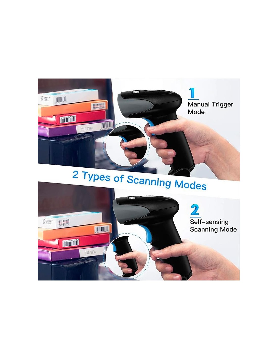LECTOR AVPOS CODIGOS 2D + QR 930 USB